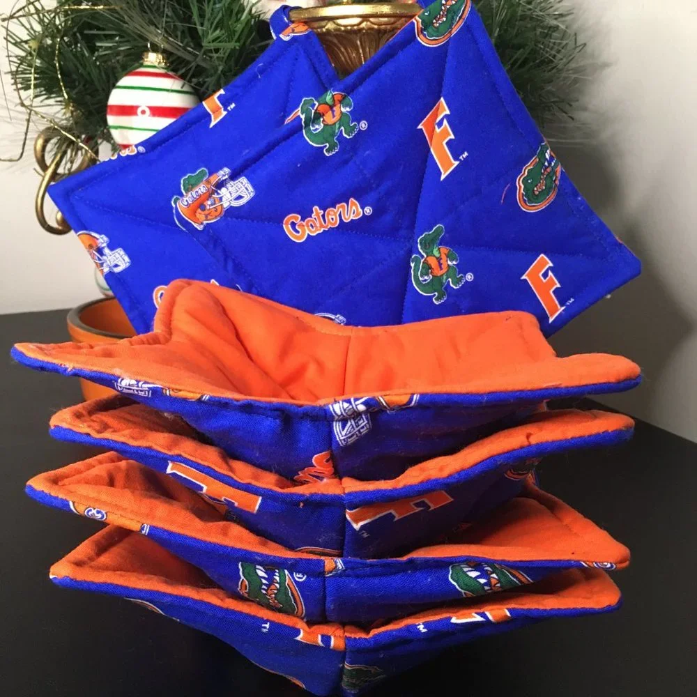 Florida Gators Tailgate Hot Bowl/Cup Holders. All handmade.